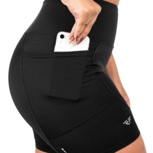 Short Com Bolso Para Corrida Academia Feminino Compressão