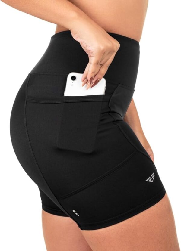 Short Com Bolso Para Corrida Academia Feminino Compressão